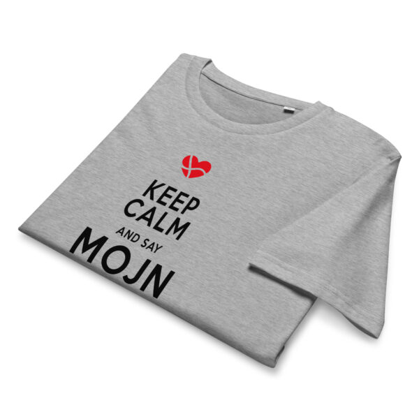 unisex-organic-mid-light-crafter-t-shirt-heather-grey-front-6a1389af85dd3.jpg Keep Calm and Say Mojn. — Borderland Tee