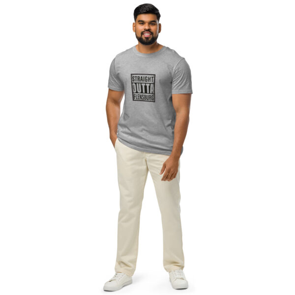 unisex-organic-mid-light-crafter-t-shirt-heather-grey-front-6a138b22488bb.jpg Straight Outta Flensburg. — Harbor Street Tee