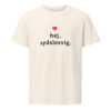 unisex-organic-mid-light-crafter-t-shirt-vintage-white-front-6a135f3bce2dc.jpg Hej Sydslesvig. — Bio-Shirt mit Herz