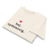 unisex-organic-mid-light-crafter-t-shirt-vintage-white-front-6a135f3bceb5e.jpg Hej Sydslesvig. — Bio-Shirt mit Herz