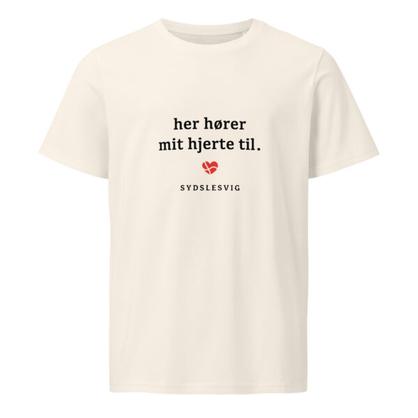 unisex-organic-mid-light-crafter-t-shirt-vintage-white-front-6a1360a812dd3.jpg Her hører mit hjerte til. — Sydslesvig Shirt