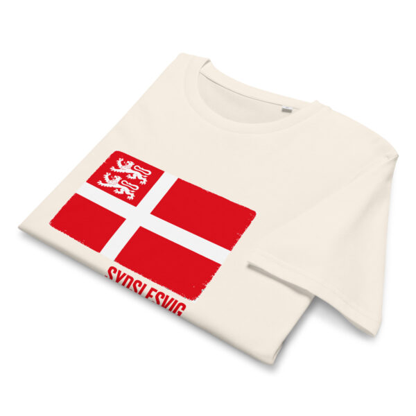 unisex-organic-mid-light-crafter-t-shirt-vintage-white-front-6a136455ac2e0.jpg Dannebrog. Sydslesvig Edition. — Borderland Flag Tee