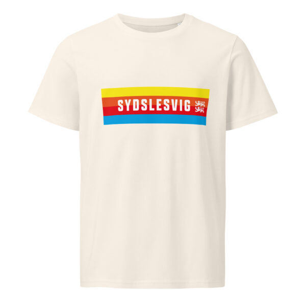 unisex-organic-mid-light-crafter-t-shirt-vintage-white-front-6a1364709af6a.jpg SYDSLESVIG. — Banner Tee mit Löwen & Minderheitenfarben