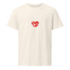 unisex-organic-mid-light-crafter-t-shirt-vintage-white-front-6a13670dc4e58.jpg Dannebrog Hjerte. — Nordic Identity Tee