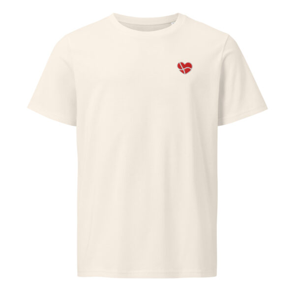Herzstück. — Besticktes Bio-Shirt aus Sydslesvig