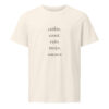 unisex-organic-mid-light-crafter-t-shirt-vintage-white-front-6a138ab602190.jpg Coffee. Coast. Rain. Mojn. — Nordic Everyday Tee