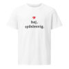 unisex-organic-mid-light-crafter-t-shirt-white-front-6a135f3bce36f.jpg Hej Sydslesvig. — Bio-Shirt mit Herz