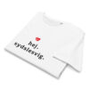 unisex-organic-mid-light-crafter-t-shirt-white-front-6a135f3bcebe6.jpg Hej Sydslesvig. — Bio-Shirt mit Herz