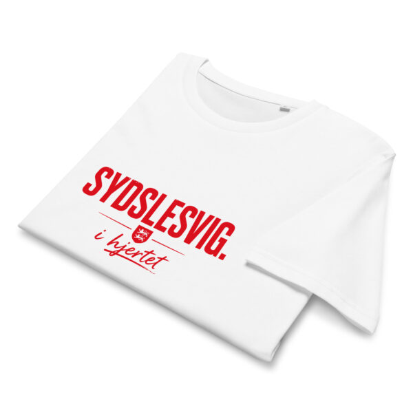 unisex-organic-mid-light-crafter-t-shirt-white-front-6a1365b355b1d.jpg Sydslesvig i mit hjerte. — Iconic Logo Tee