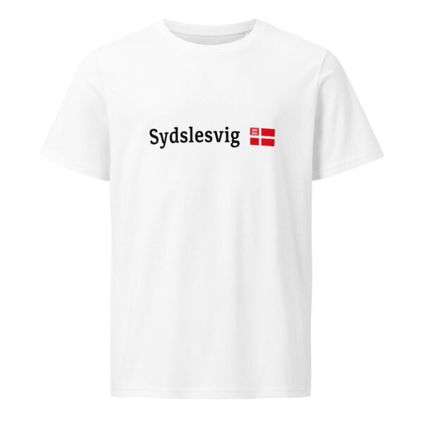 unisex-organic-mid-light-crafter-t-shirt-white-front-6a13668876d1f.jpg Sydslesvig Flag. — Borderland Identity Tee