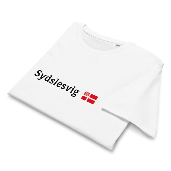unisex-organic-mid-light-crafter-t-shirt-white-front-6a1366887763b.jpg Sydslesvig Flag. — Borderland Identity Tee