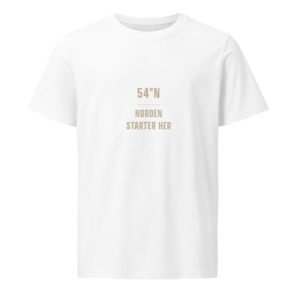 54 Grad. Norden starter her. — Borderland Tee