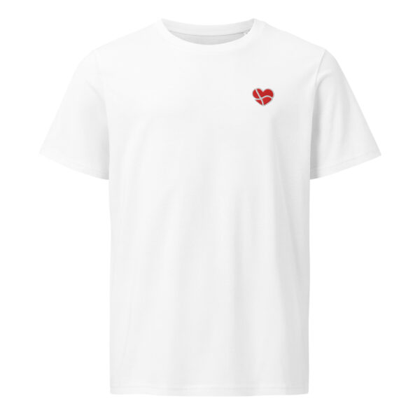 Herzstück. — Besticktes Bio-Shirt aus Sydslesvig