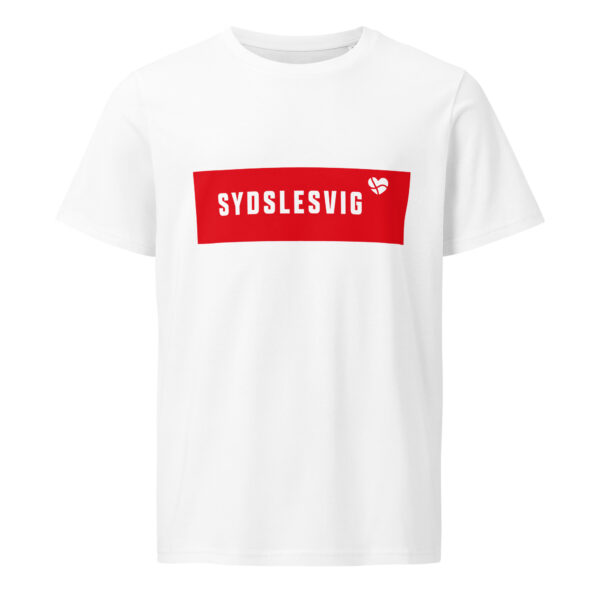 unisex-organic-mid-light-crafter-t-shirt-white-front-6a137e0ab2b02.jpg SYDSLESVIG. — Banner Tee mit Herz