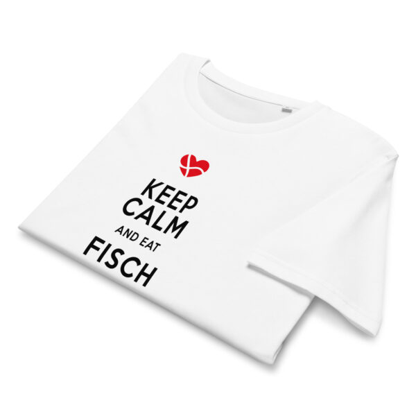 unisex-organic-mid-light-crafter-t-shirt-white-front-6a13895588f01.jpg Keep Calm and Eat Fischbrötchen. — Küstenshirt