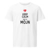 unisex-organic-mid-light-crafter-t-shirt-white-front-6a1389af85792.jpg Keep Calm and Say Mojn. — Borderland Tee