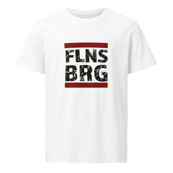 unisex-organic-mid-light-crafter-t-shirt-white-front-6a138a592e508.jpg FLNSBRG. — Old School Borderland Tee