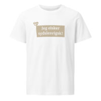 unisex-organic-mid-light-crafter-t-shirt-white-front-6a138d70f1519.jpg Jeg elsker sydslesvigsk. — Borderland Love Tee