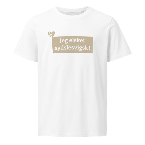 unisex-organic-mid-light-crafter-t-shirt-white-front-6a138d70f1519.jpg Jeg elsker sydslesvigsk. — Borderland Love Tee