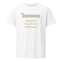 unisex-organic-mid-light-crafter-t-shirt-white-front-6a1391d63f390.jpg Borgersti. Regnskærm. Taskeregner. — Sydslesvigsk Tee