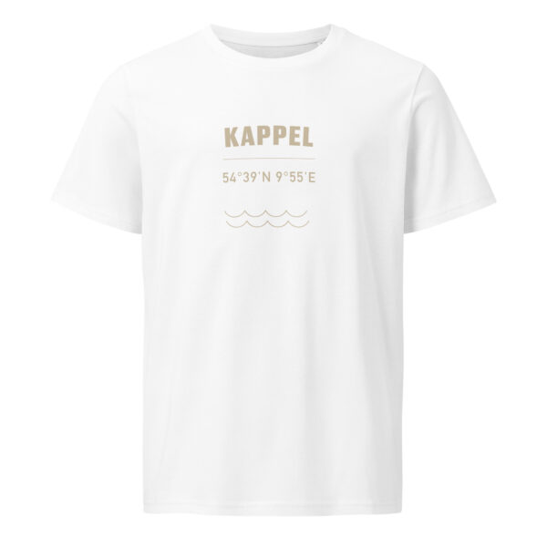 unisex-organic-mid-light-crafter-t-shirt-white-front-6a1397375d202.jpg Kappel. — Schlei Coast Tee