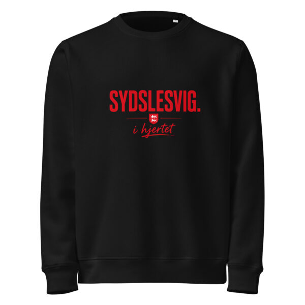 unisex-organic-mid-weight-roller-sweatshirt-black-front-6a142a1975517.jpg Sydslesvig i hjertet. — Organic Crewneck