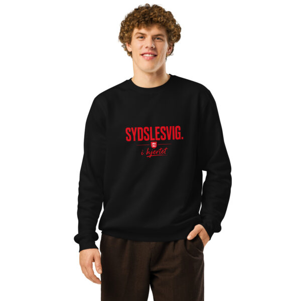 unisex-organic-mid-weight-roller-sweatshirt-black-front-6a142a1977876.jpg Sydslesvig i hjertet. — Organic Crewneck