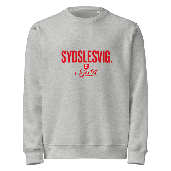 unisex-organic-mid-weight-roller-sweatshirt-heather-grey-front-6a142a1976997.jpg Sydslesvig i hjertet. — Organic Crewneck