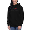 unisex-premium-pullover-hoodie-black-front-6a142b98eedca.jpg SYDSLESVIG. — Modern Heart Hoodie