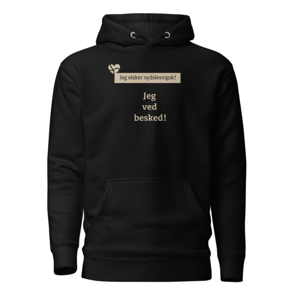 unisex-premium-pullover-hoodie-black-front-6a1519eb2c87e.jpg Jeg ved besked! — Nordic Attitude Hoodie