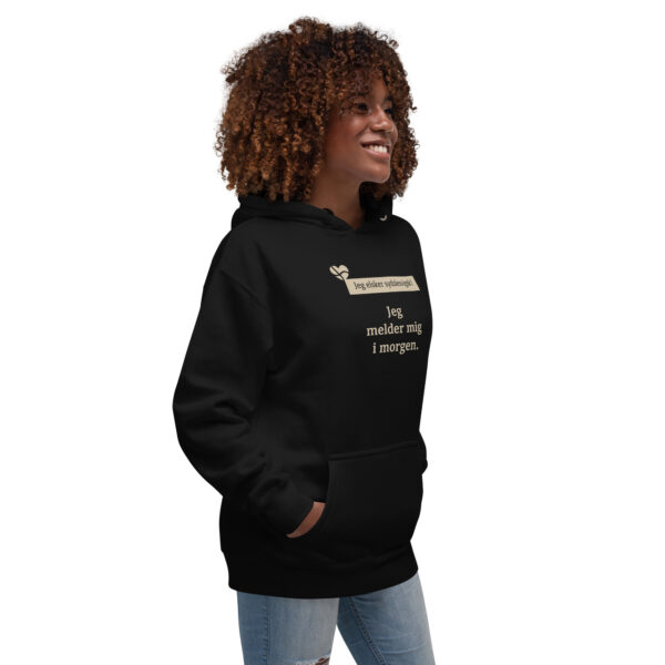 unisex-premium-pullover-hoodie-black-right-front-6a151ad6137e1.jpg Jeg melder mig i morgen. — Nordic Delay Hoodie