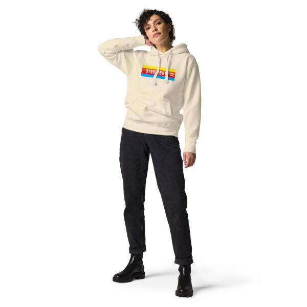 SYDSLESVIG. — Banner Hoodie mit Minderheitenfarben