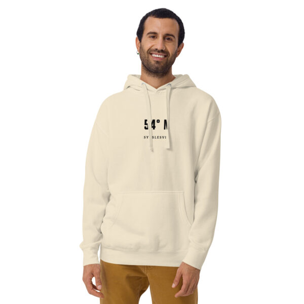 unisex-premium-pullover-hoodie-bone-front-6a1449f4d8cea.jpg 54° — Flensborg Coordinates Hoodie