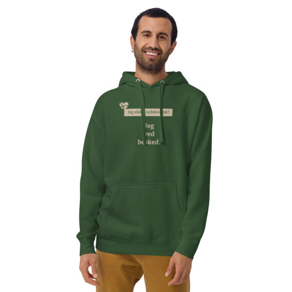 unisex-premium-pullover-hoodie-forest-green-front-6a1519eb2b1e9.jpg Jeg ved besked! — Nordic Attitude Hoodie