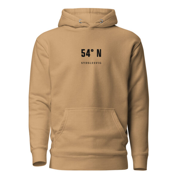 unisex-premium-pullover-hoodie-khaki-front-6a1449f4da285.jpg 54° — Flensborg Coordinates Hoodie