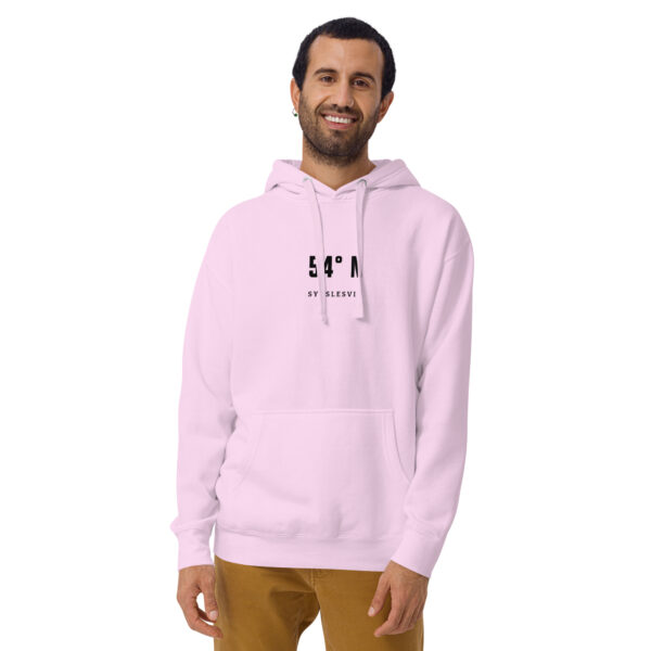 unisex-premium-pullover-hoodie-lavender-front-6a1449f4d8f48.jpg 54° — Flensborg Coordinates Hoodie