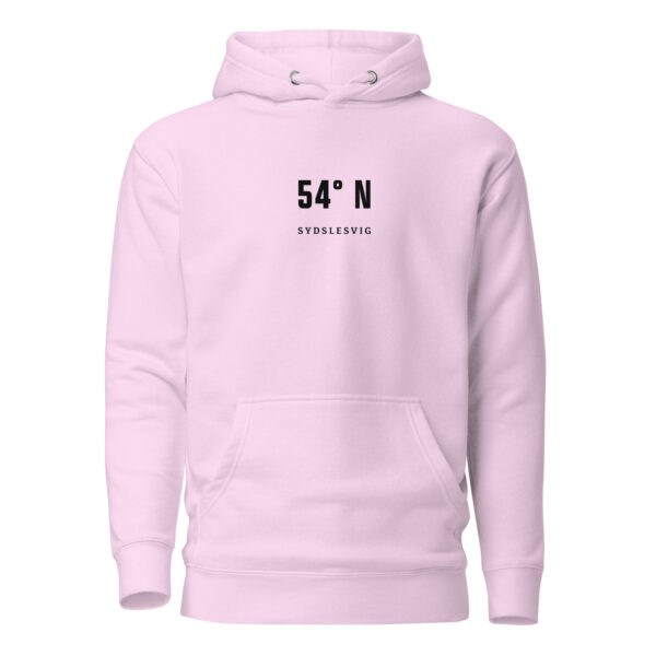 54° N. — Slesvig Coordinates Hoodie
