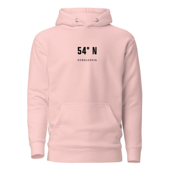 unisex-premium-pullover-hoodie-light-pink-front-6a1449f4da583.jpg 54° — Flensborg Coordinates Hoodie