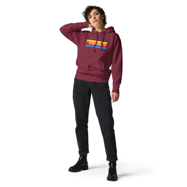 SYDSLESVIG. — Banner Hoodie mit Minderheitenfarben