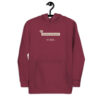 unisex-premium-pullover-hoodie-maroon-front-6a183ff940680.jpg Jeg elsker sydslesvigsk. — Borderland Love Hoodie