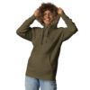 unisex-premium-pullover-hoodie-military-green-front-6a14291c795b4.jpg SYDSLESVIG. — Hoodie mit Herzlogo