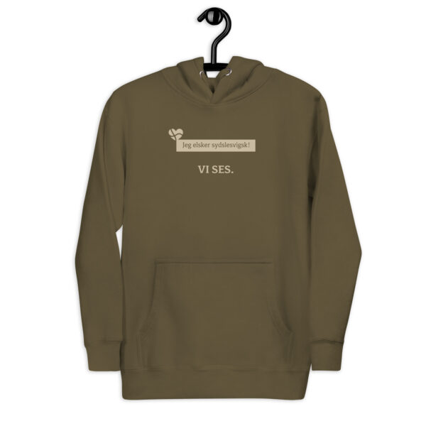 unisex-premium-pullover-hoodie-military-green-front-6a183ff961c66.jpg Jeg elsker sydslesvigsk. — Borderland Love Hoodie
