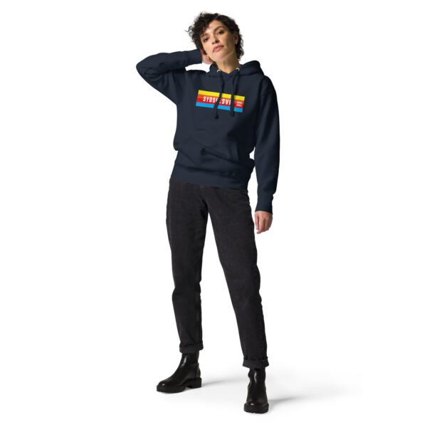 SYDSLESVIG. — Banner Hoodie mit Minderheitenfarben