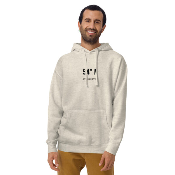 unisex-premium-pullover-hoodie-oatmeal-heather-front-6a1449f4d8d8a.jpg 54° — Flensborg Coordinates Hoodie