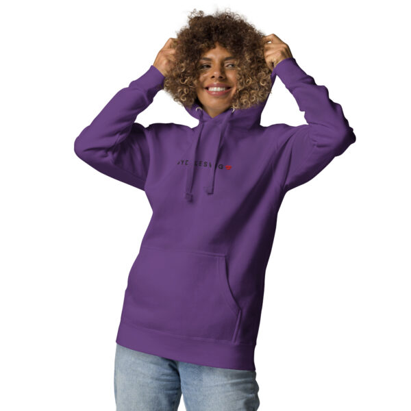 unisex-premium-pullover-hoodie-purple-front-6a14291c7965b.jpg SYDSLESVIG. — Hoodie mit Herzlogo