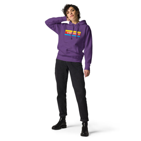 SYDSLESVIG. — Banner Hoodie mit Minderheitenfarben