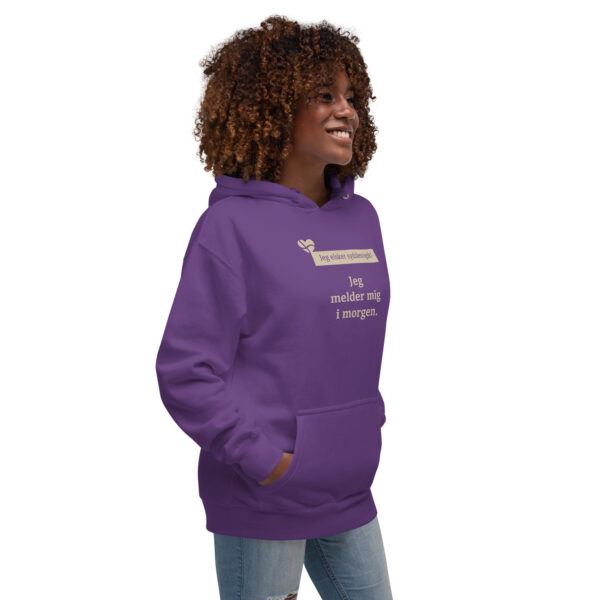 unisex-premium-pullover-hoodie-purple-right-front-6a151ad615366.jpg Jeg melder mig i morgen. — Nordic Delay Hoodie