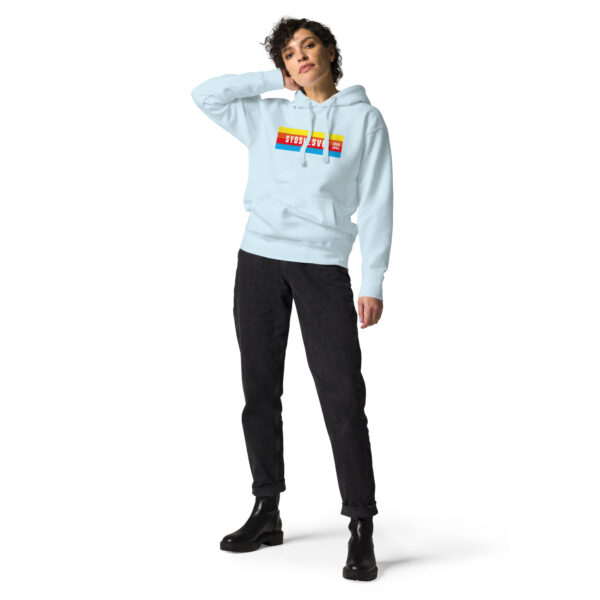 SYDSLESVIG. — Banner Hoodie mit Minderheitenfarben