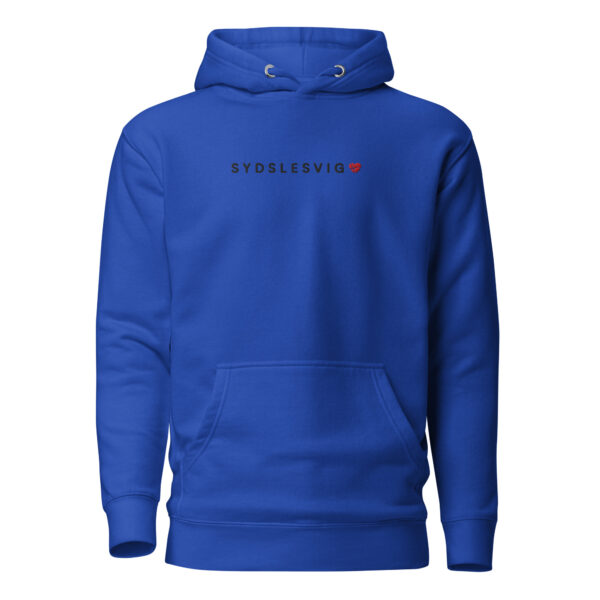 unisex-premium-pullover-hoodie-team-royal-front-6a14291c78996.jpg SYDSLESVIG. — Hoodie mit Herzlogo
