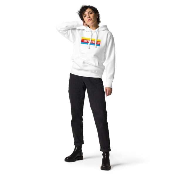 SYDSLESVIG. — Banner Hoodie mit Minderheitenfarben